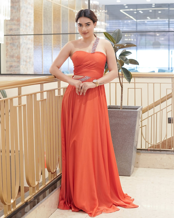 Designer Wear Elegant Evening Gown